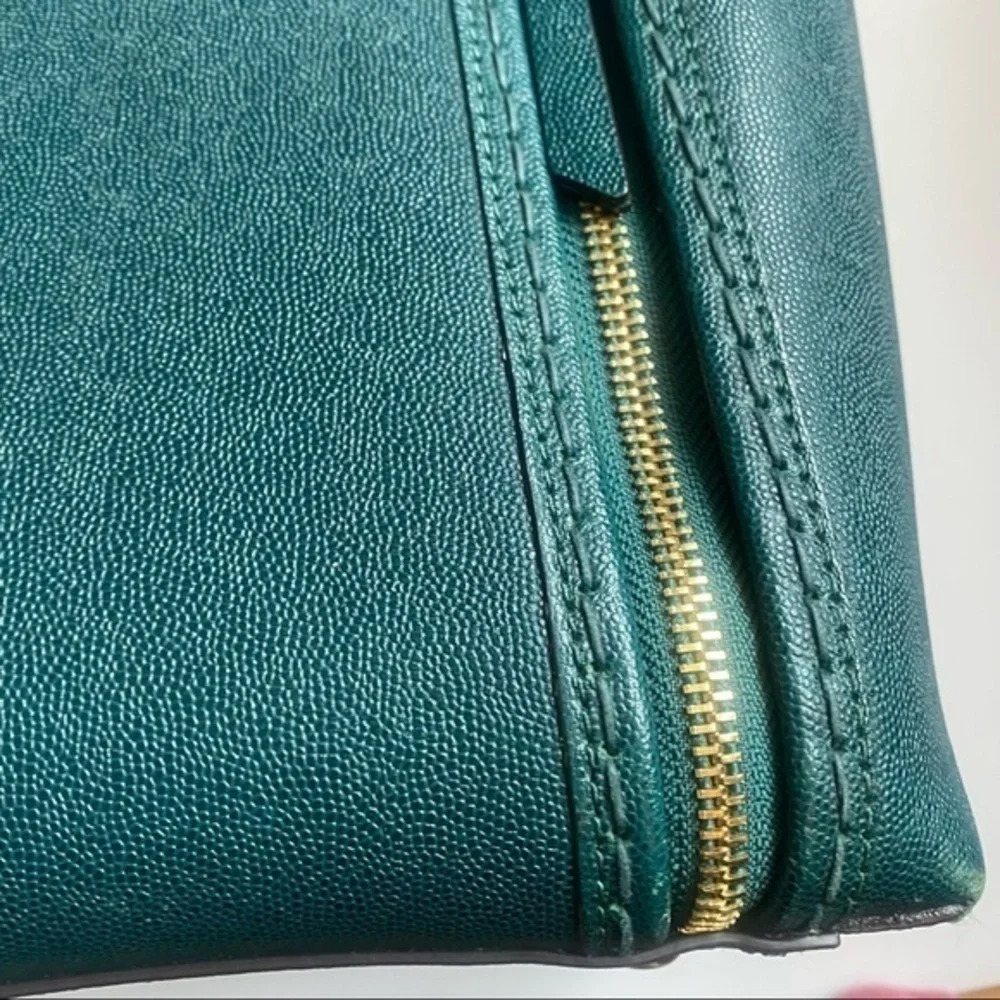 Henri Bendel • Rare Limited Edition Pebble Green A List Satchel - Picture 4 of 15